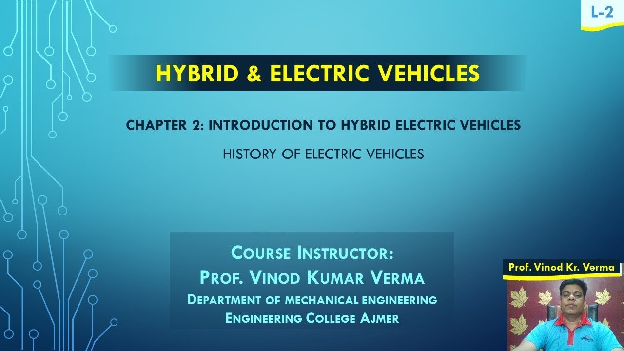 History of Electric Vehicles | Hybrid and Electric Vehicles | Lec 2 | www.vkvsir.com