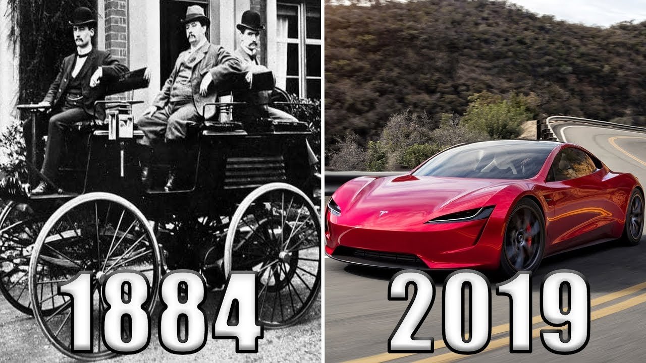 Evolution of Electric Cars 1884-2019 History