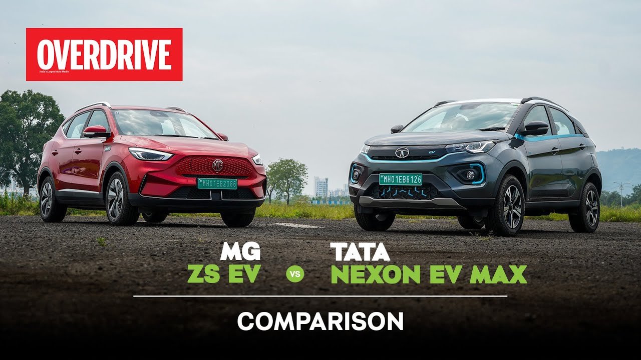 Tata Nexon EV Max vs MG ZS EV comparison review – the new order| OVERDRIVE