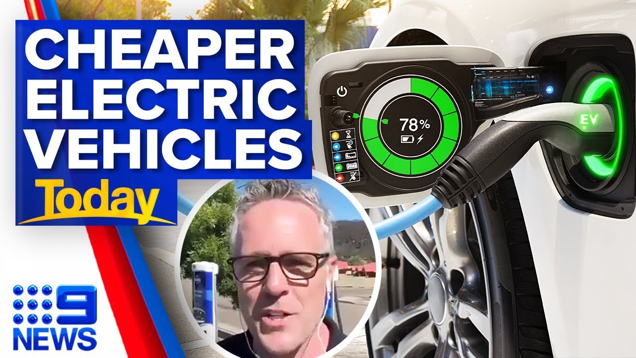 Landmark bill to make electric vehicles cheaper for car buyers | 9 News Australia