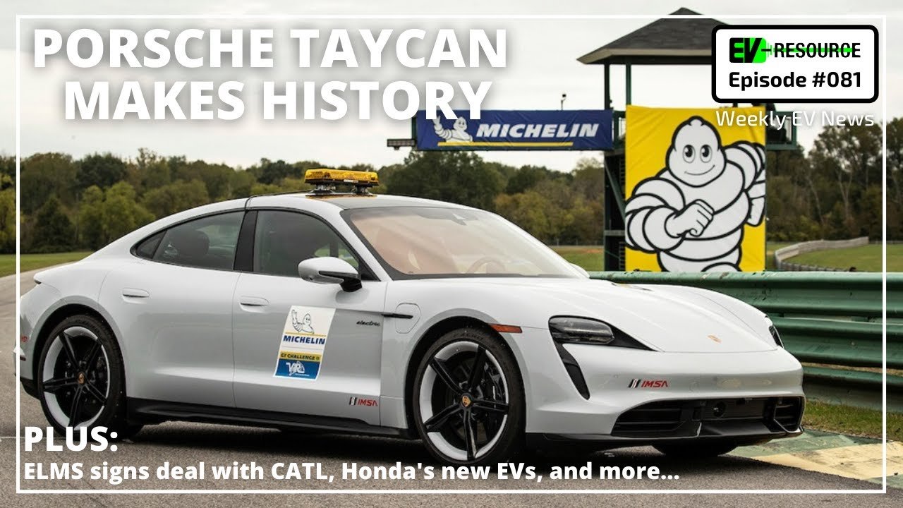 Porsche Taycan makes history, Honda unveils new EVs, and more…: The EV Resource Podcast #81