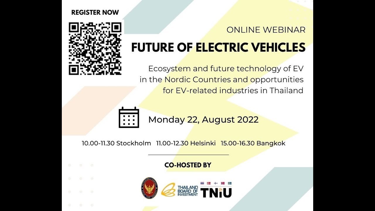 The Future of Electric Vehicles – Ecosystem and future technology of EVs in the Nordics and Thailand