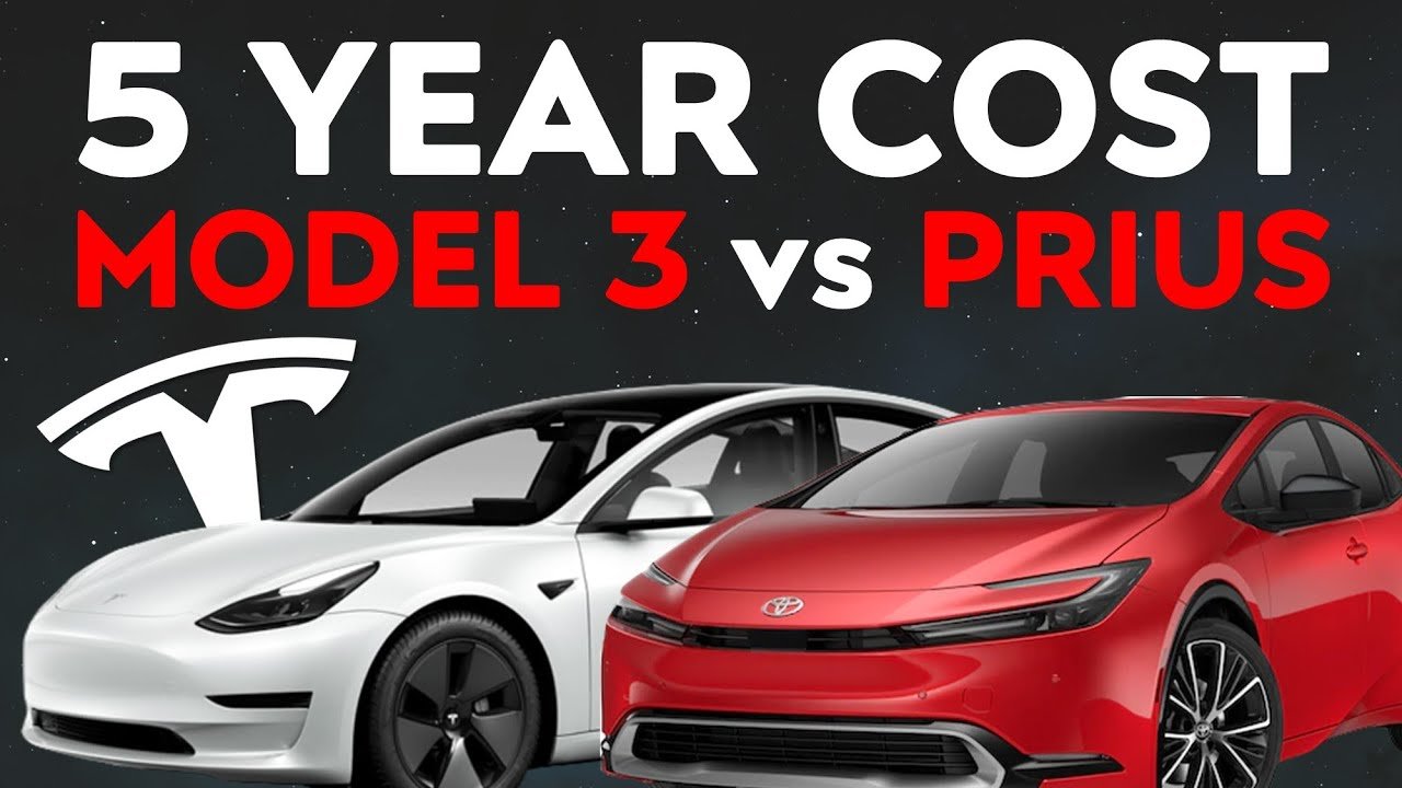 Tesla Model 3 vs Toyota Prius: Lowest Cost of Ownership in 5 Years?