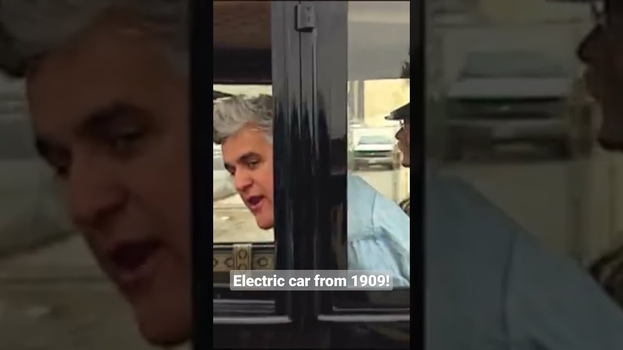 Jay Leno drives 100+ year old electric car #shorts