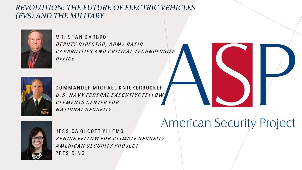 rEVolution: The Future of Electric Vehicles (EVs) and the Military