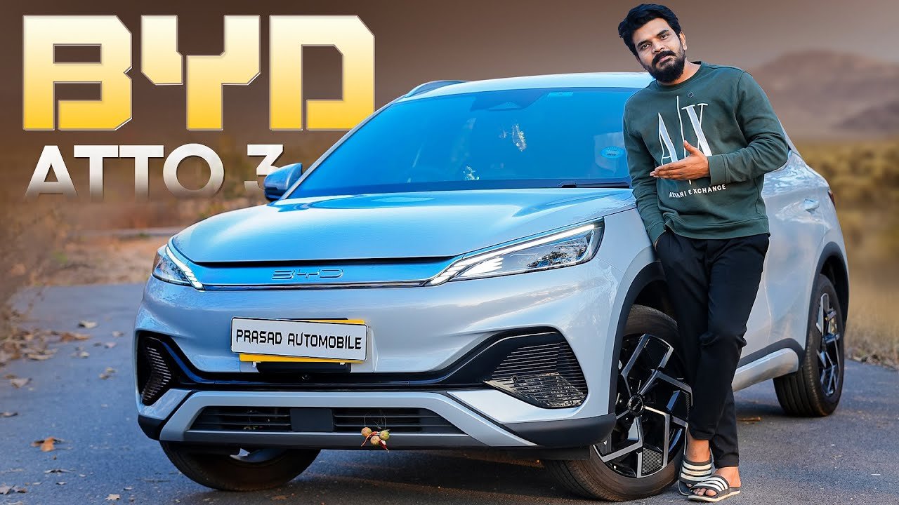 BYD Atto 3 with 521KM Range EV Review || in Telugu ||