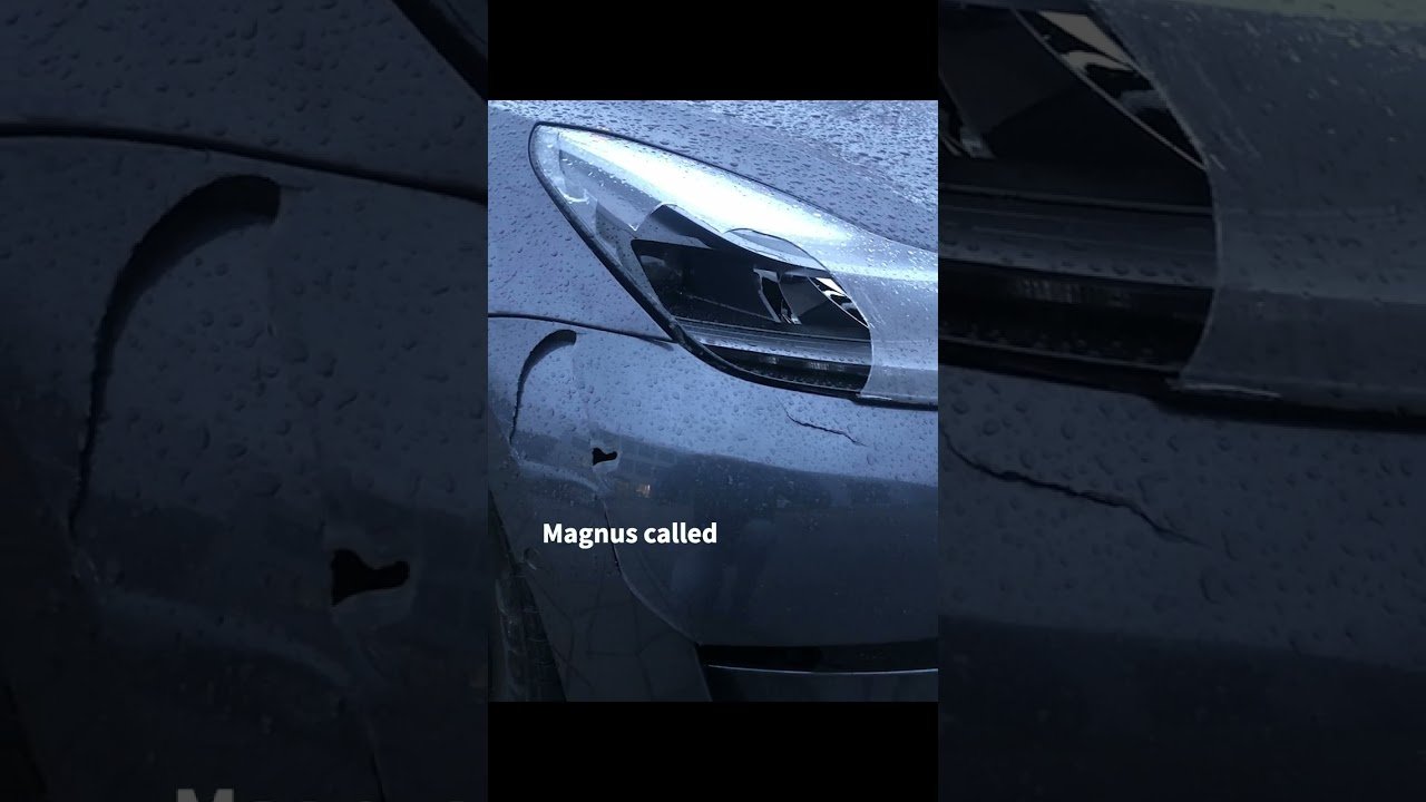 TESLA HIT ICEBERG ON THE GERMAN AUTOBAHN