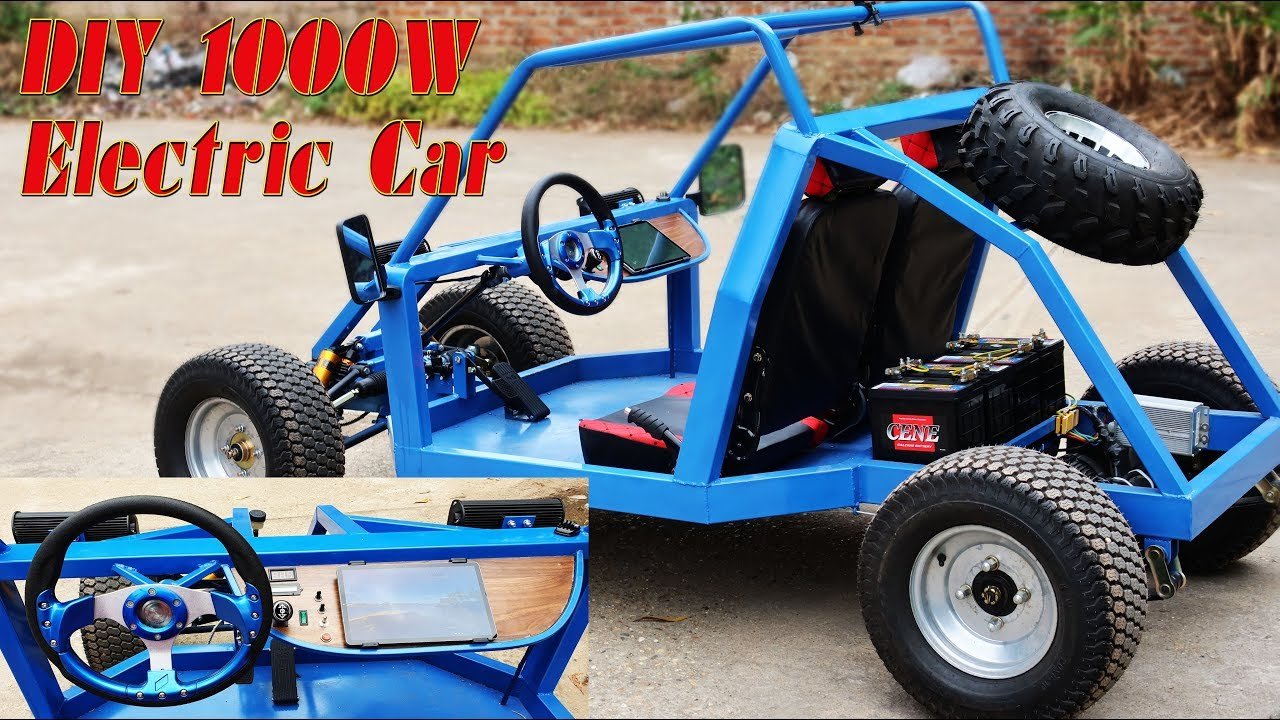 Build a 1000W Electric Gokart at Home – Electric car – Tutorial – Part 2