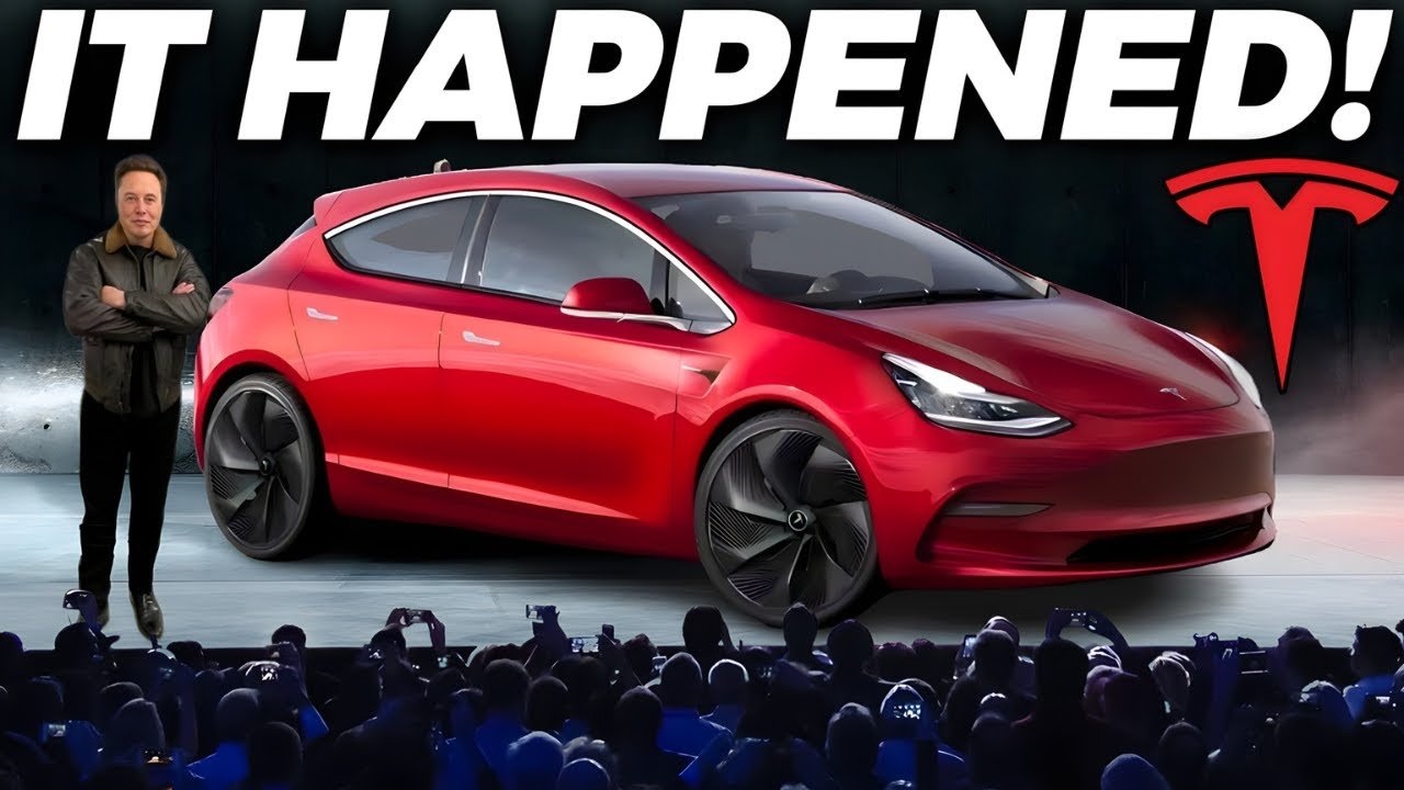 Tesla Reveals ALL NEW $25k Car & SHOCKS The Entire EV Industry!