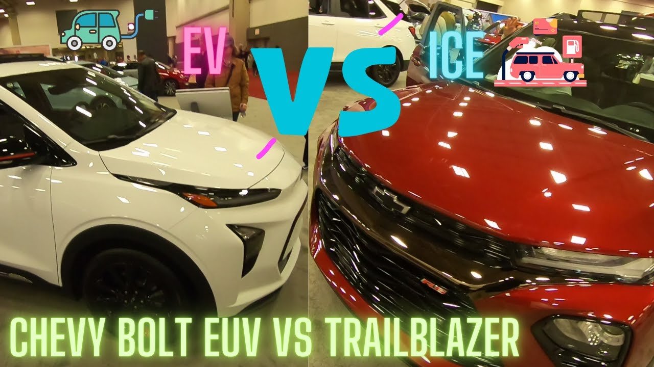 Chevy EV vs ICE Bolt EUV vs Trailblazer; Bolt EV vs Trax