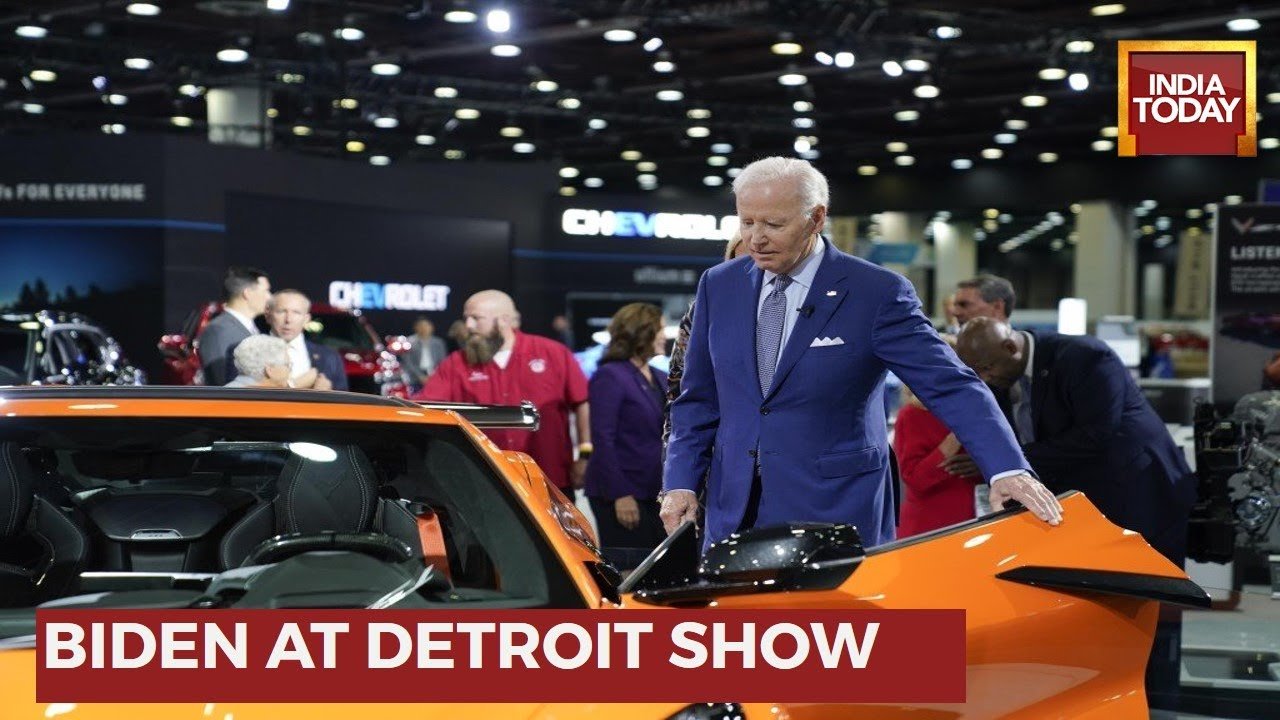 EVs Dominate Detroit Auto Show | US President Joe Biden Discusses Future Of Electric Vehicles
