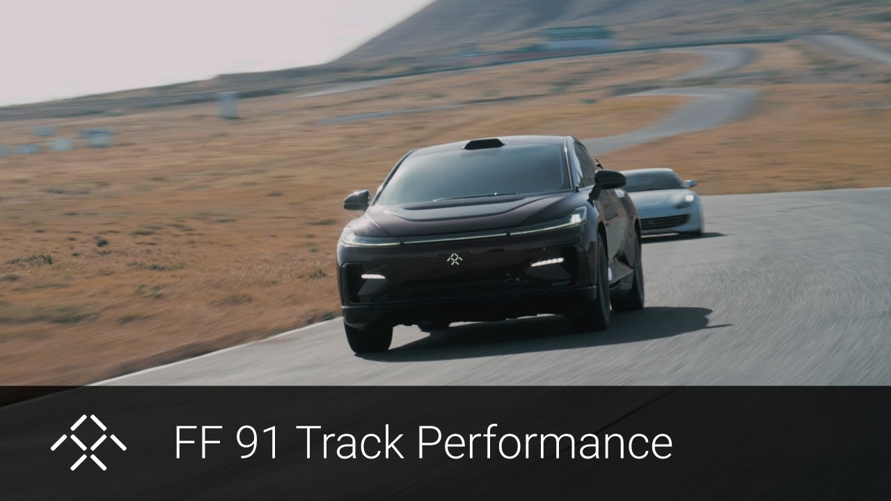 FF 91 2.0 Futurist Alliance Track Performance | Faraday Future | FFIE