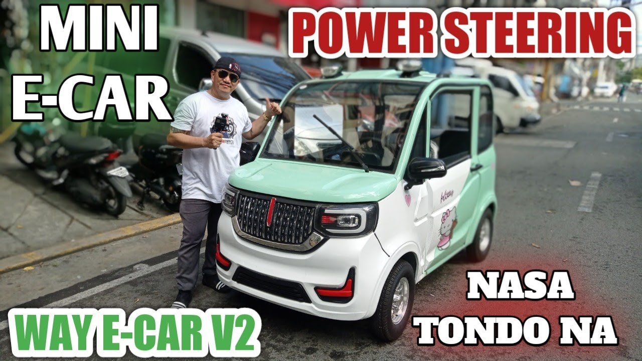 MINI ELECTRIC CAR NASA TONDO BODEGA NA | MAHAL ANG GASOLINA ETO SOLUSYON POWER STEERING WHEEL PA