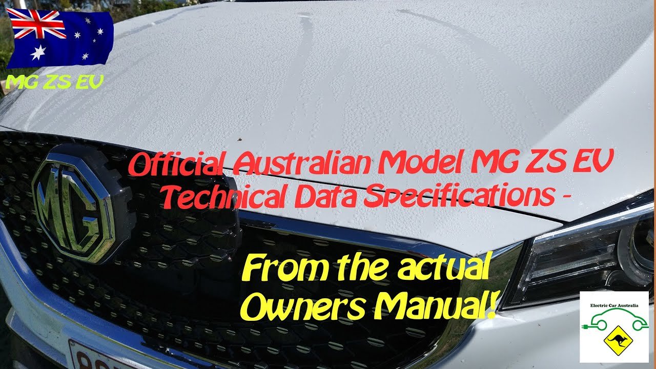 MG ZS EV Electric Car Vs Petrol Model – Technical Details & Specifications of Australian Model.
