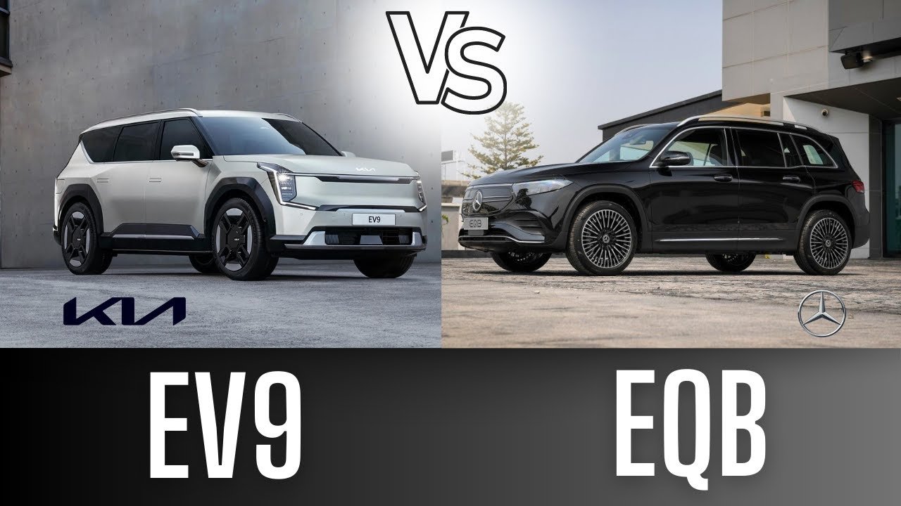 KIA EV9 vs. Mercedes EQB | Electrifying Elegance | Seven-Seater EV Battle | This vs That