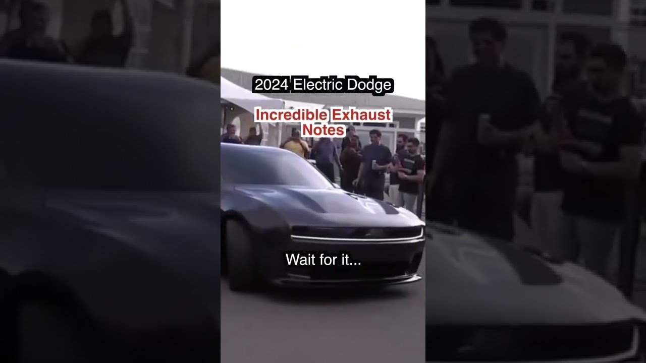 2024 electric Dodge Charger SRT exhaust notes #ev #dodgecharger