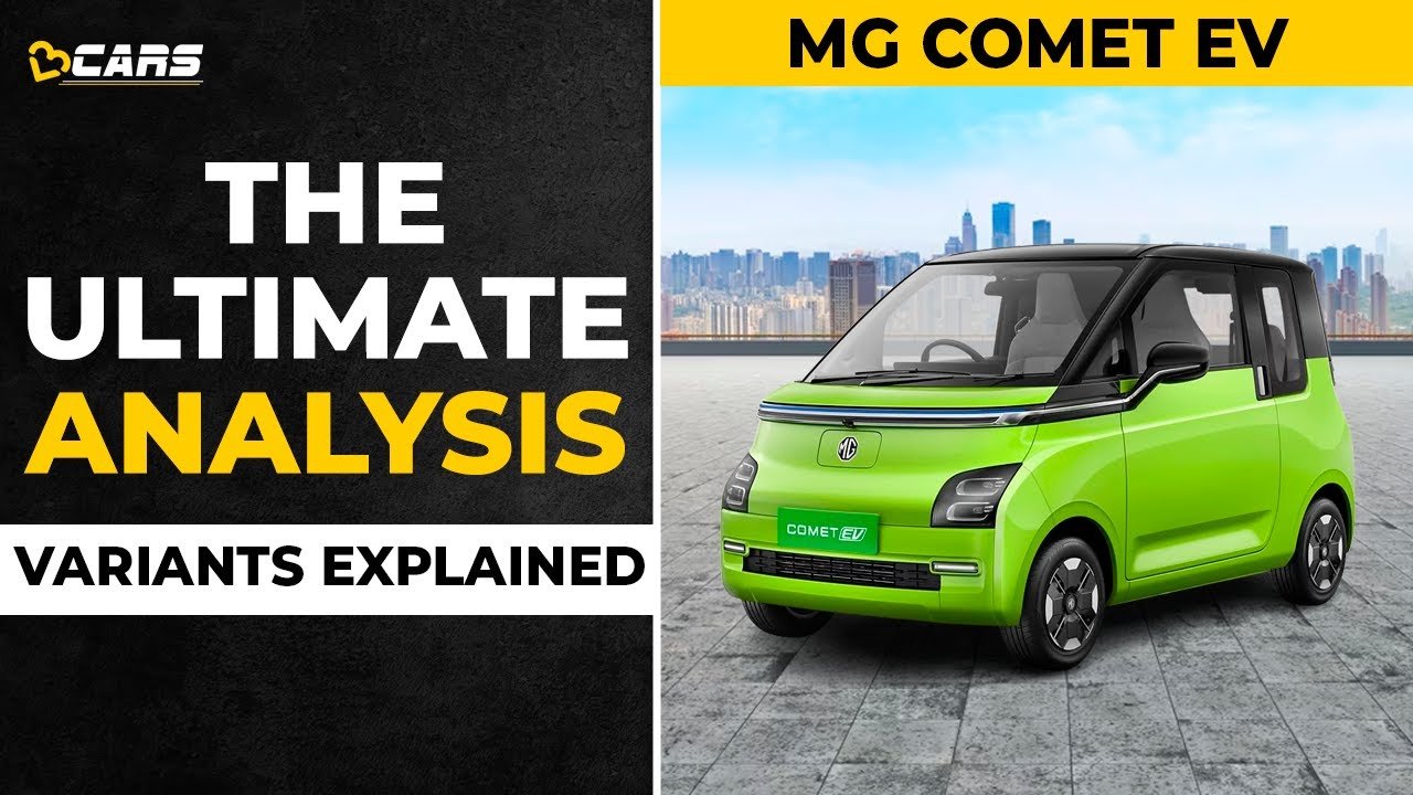 MG Comet EV Variants Explained | Pace, Play & Plush | May 2023