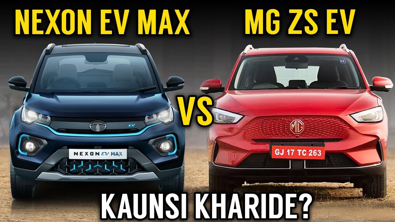 Nexon Ev Max Vs MG ZS EV 2022 | Detailed Comparison | Tata Nexon EV Max VS MG ZS EV facelift