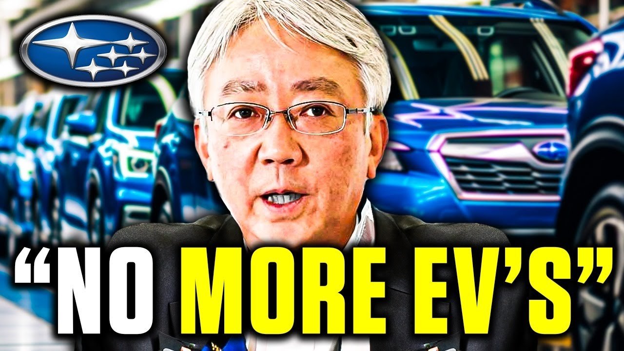 HUGE NEWS! Subaru CEO Shocks The Entire EV Industry!