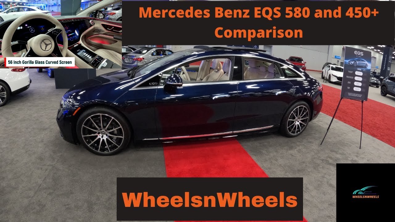 2022 Mercedes EQS 450+ and EQS 580 EV Comparison