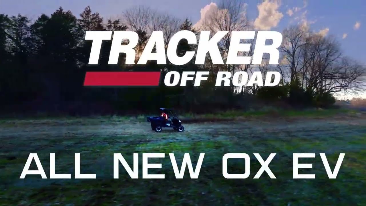 Introducing the TRACKER OFF ROAD OX EV SXS – High Voltage Performance