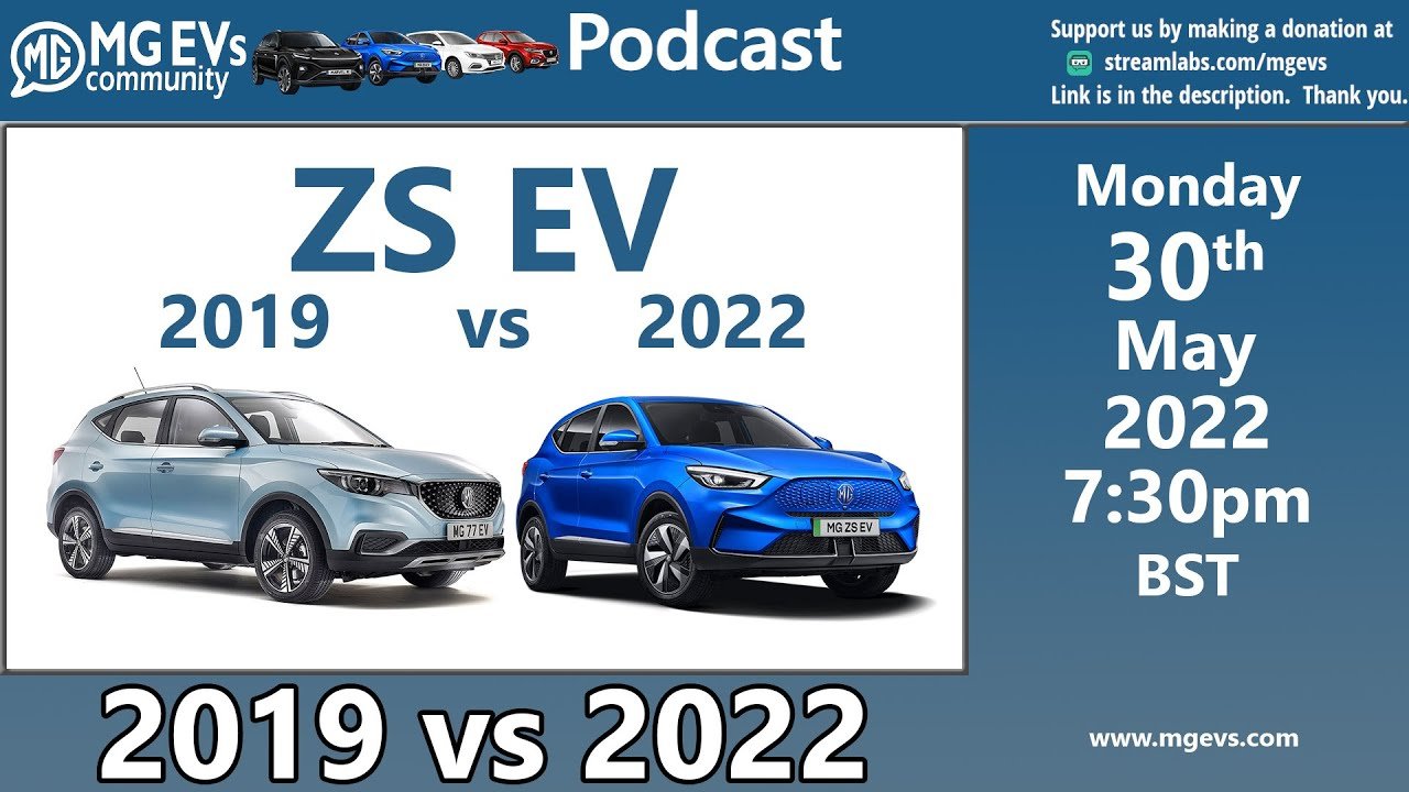 MG ZS EV comparison – 2019 vs 2022 – is it worth upgrading to the new version?