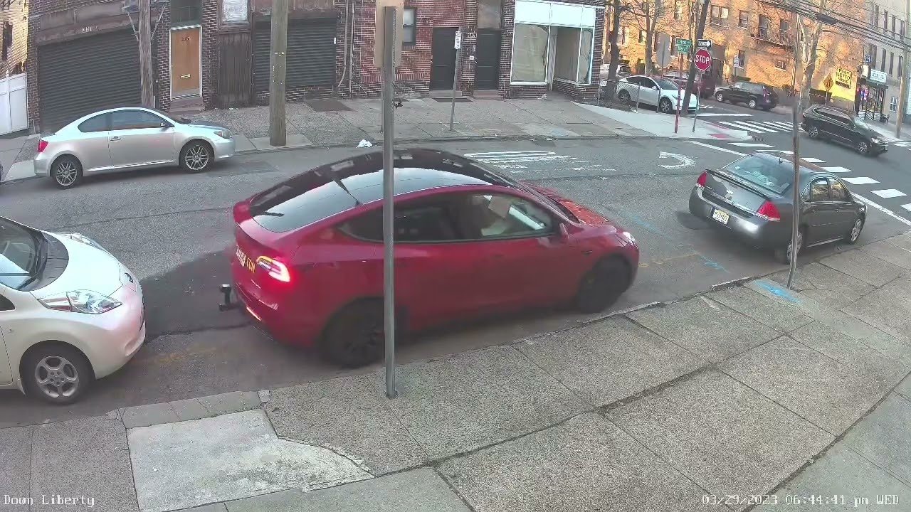 Tesla Model Y same parking spot in the city every night.