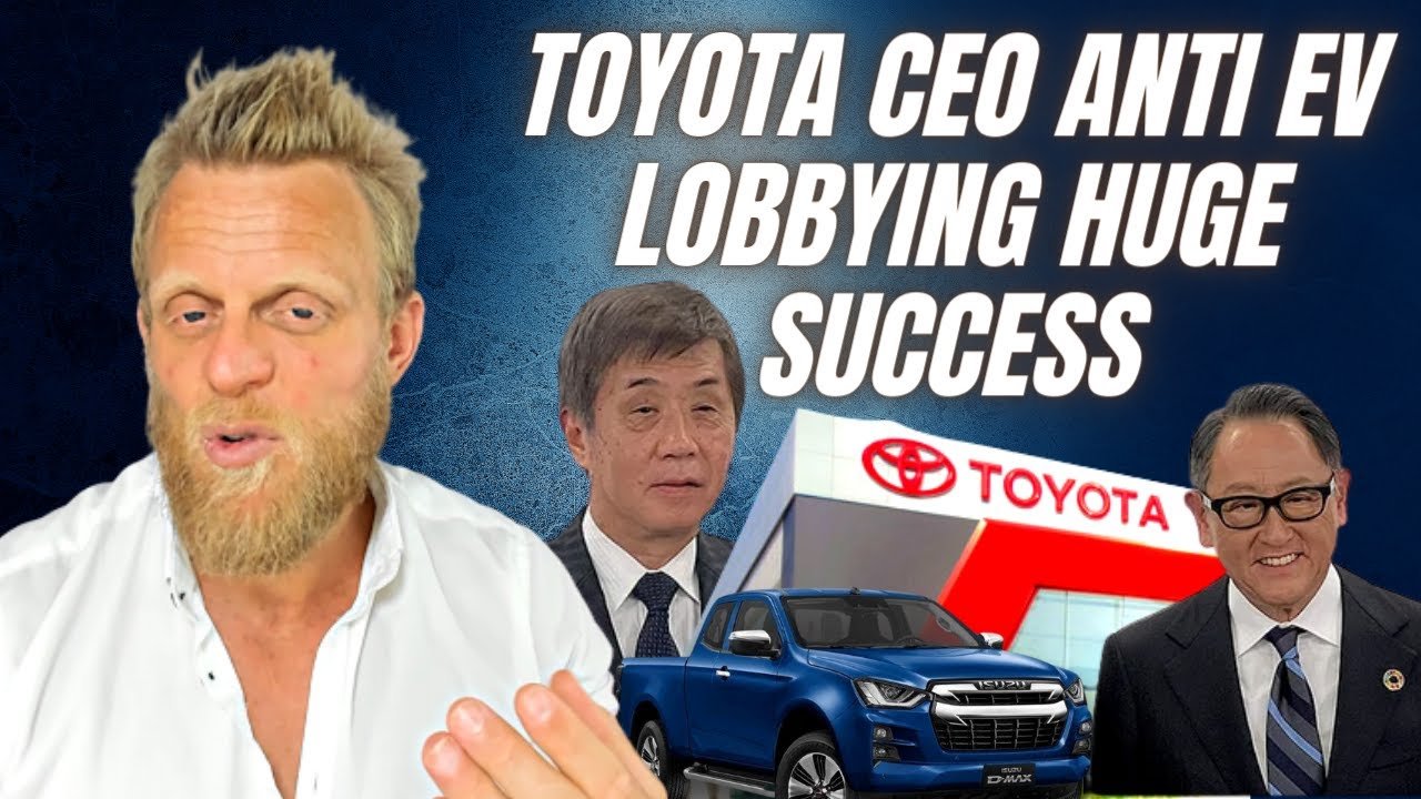Toyota's President says he single handedly slowed down global EV sales