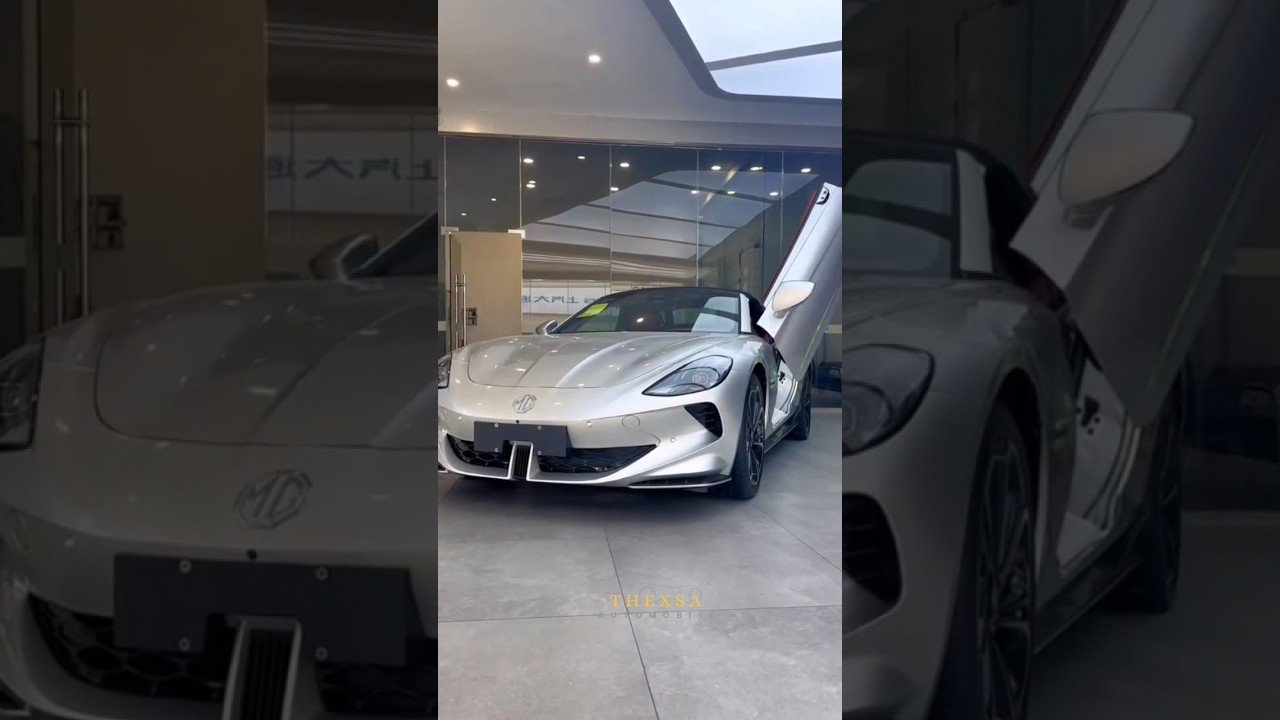 Elegance Meets the Future: The 2024 SAIC MG Cyberster EV Unveiled #saicreations #shorts #mg #car