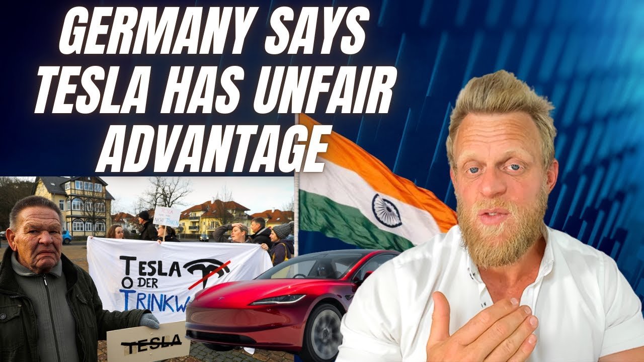 German Government protests Tesla's HUGE India EV deal, claims its unfair
