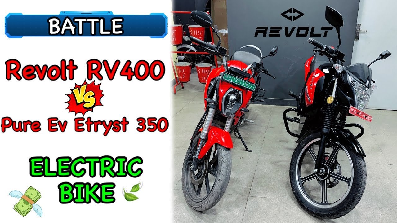 Revolt RV400 Vs Pure Ev Etryst 350 Deep Specification Comparison || Electric Bike Vs Electric Bike