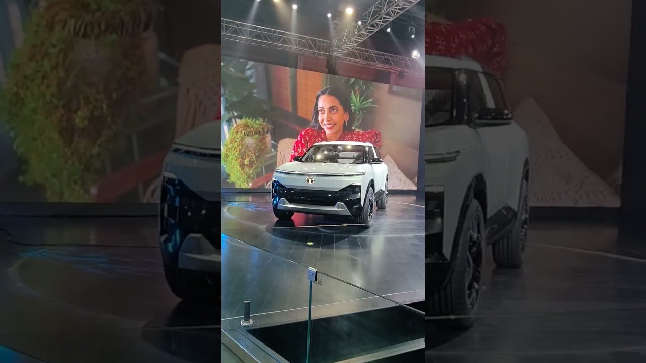 Tata Sierra EV 2023 India Launch #shorts #shortsfeed #tatamotors 4×4 SUV #sierra Auto Expo Noida