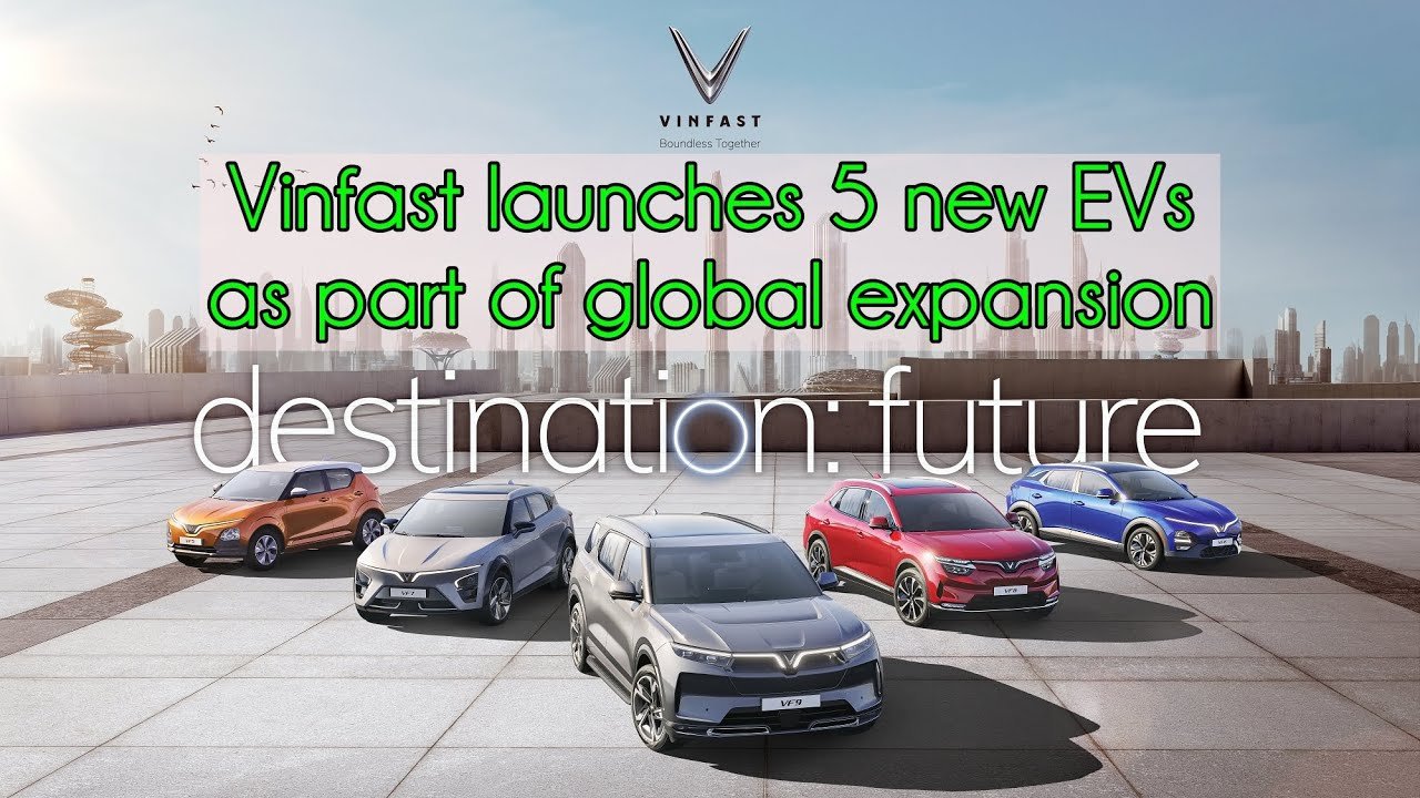 VinFast launches 5 new EVs as part of global expansion