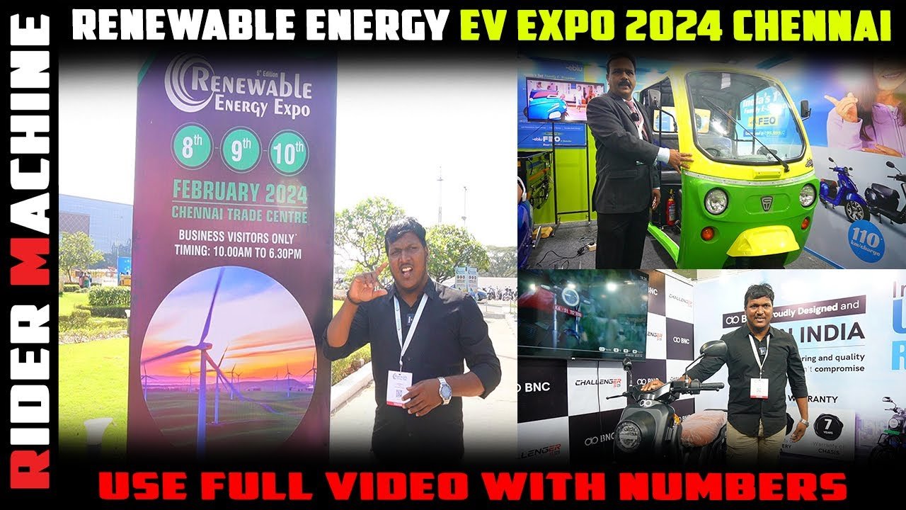 2024 Electric Vehicle Expo in Chennai || Electric Scooter & Electric Bike || Rider Machine