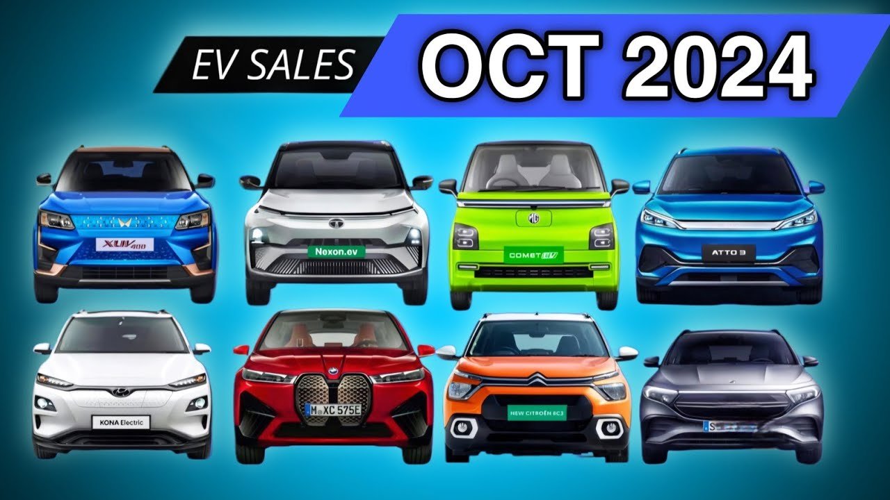 Top 10 Electric car brand in October 2024 | EV Sales Report
