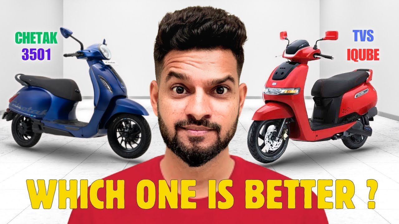 CHETAK 3501 vs TVS IQUBE (3.4 kWh) | COMPARISON | ELECTRIC SCOOTER