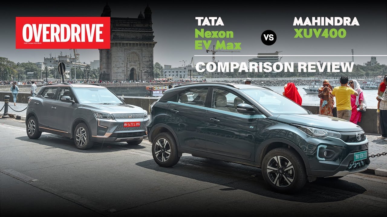 Tata Nexon EV Max vs Mahindra XUV400 comparison review – REAL city & highway EV test | OVERDRIVE