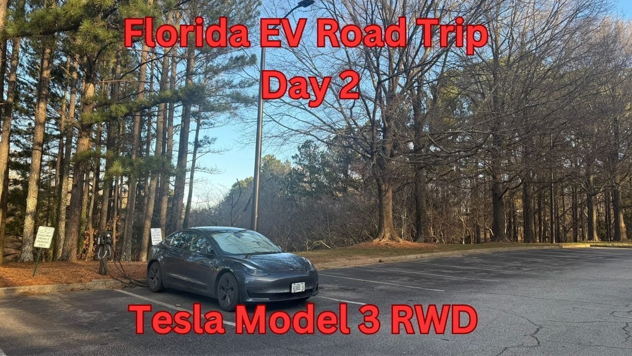 #17 Day 2 2000+ Mile Florida EV Road Trip Chattanooga, TN to Orlando, FL Jimmy Carter Library