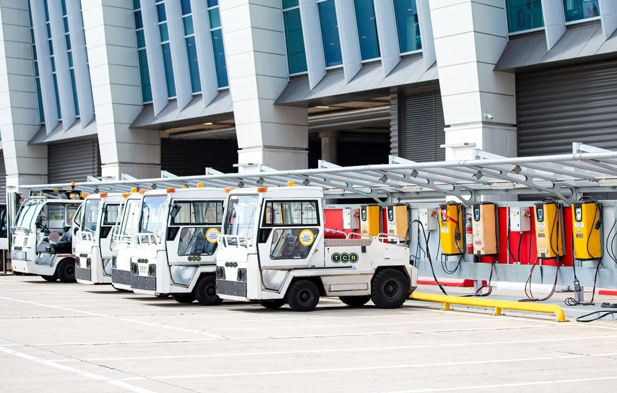 Charged EVs | New Terminal One at JFK Airport to deploy a fleet of all-electric ground service equipment