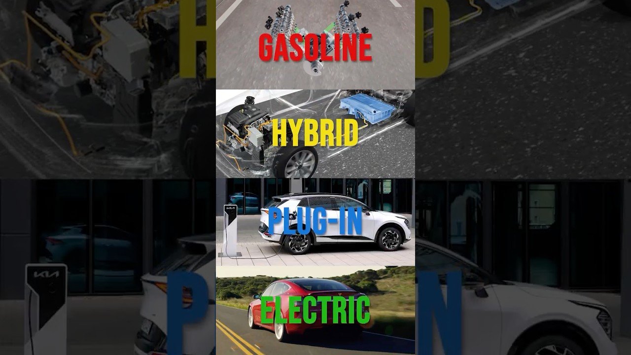 Gas vs Hybrid vs Plug-in vs Electric – What’s The Difference?