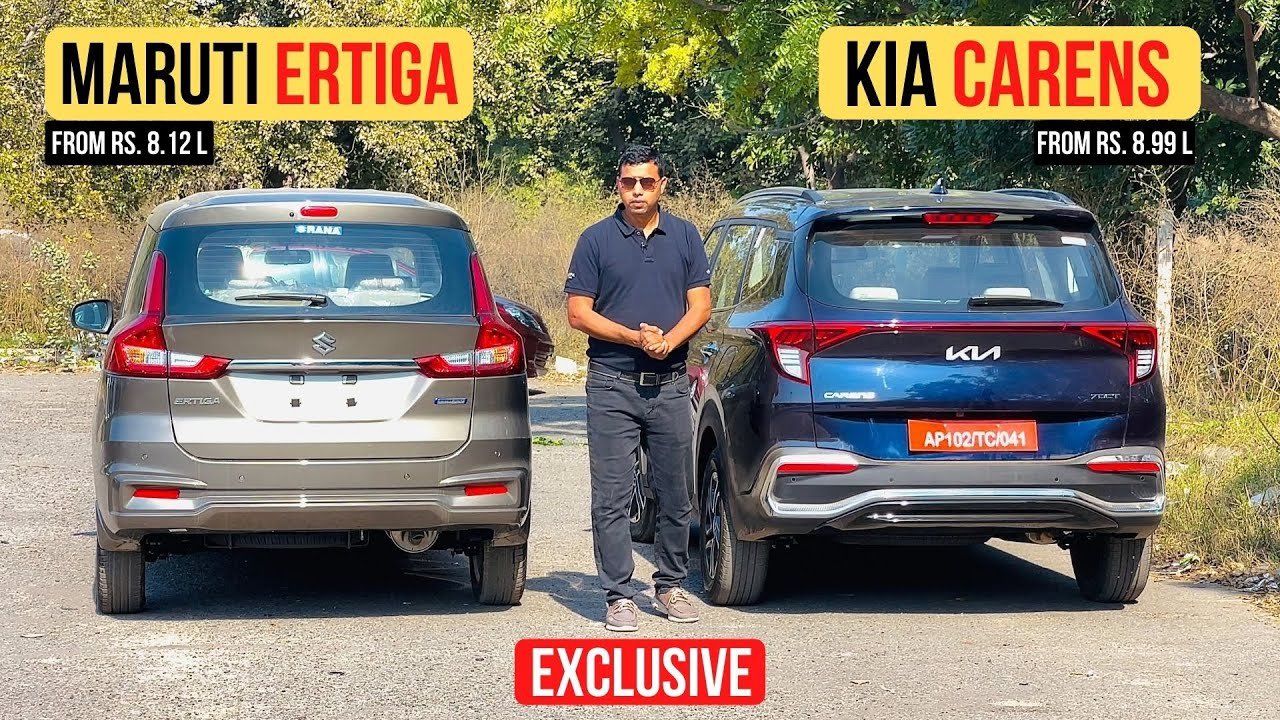 KIA Carens Vs Maruti Suzuki Ertiga –  Exclusive Comparison