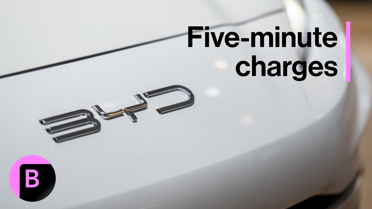 BYD unveils a new battery system that can charge cars in five minutes