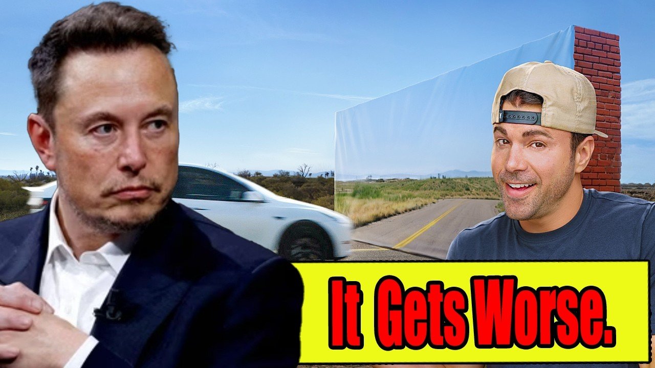 Mark Rober vs Tesla GETS WORSE | Tesla Stock Crashes vs Luminar