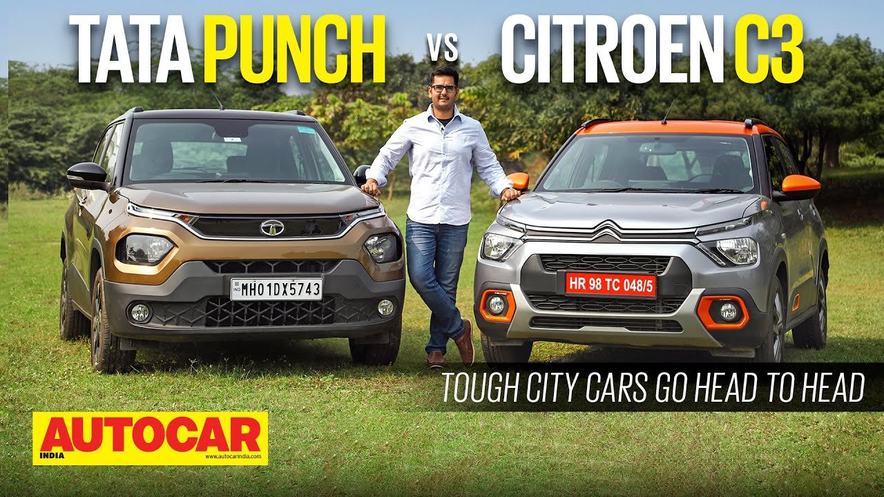 2022 Tata Punch vs Citroen C3 – Tough city cars face-off | Comparison | Autocar India