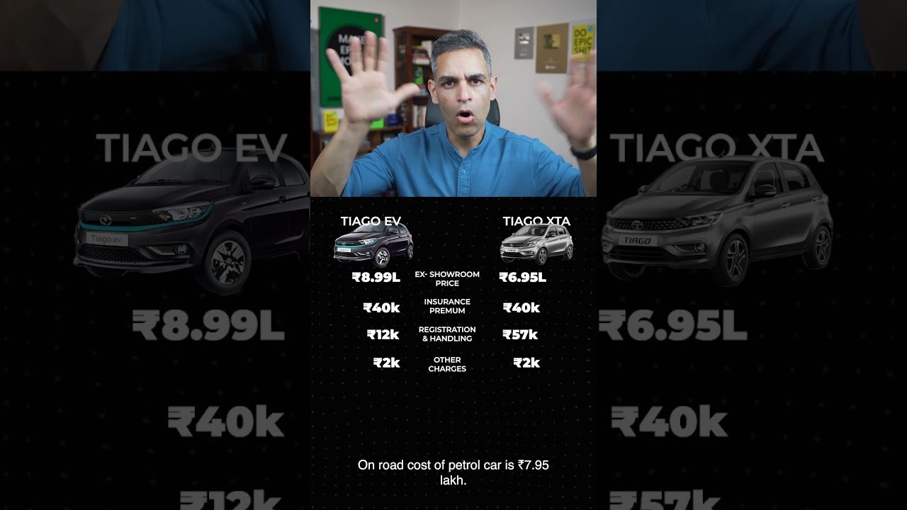 Petrol vs EV – which is SAVING you money?! | Ankur Warikoo #shorts