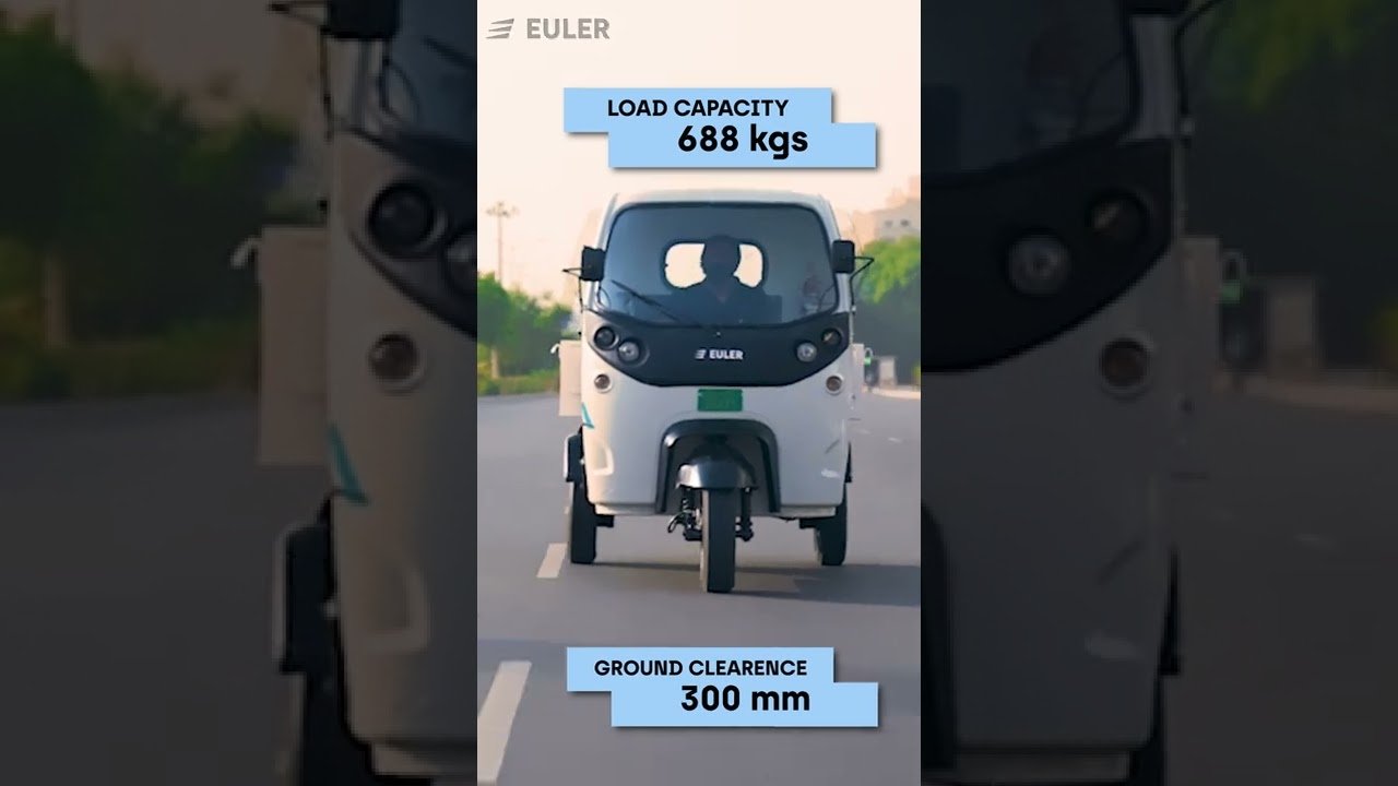 India’s most powerful electric three wheeler cargo with 688kg load capacity – Euler Motors HiLoad EV