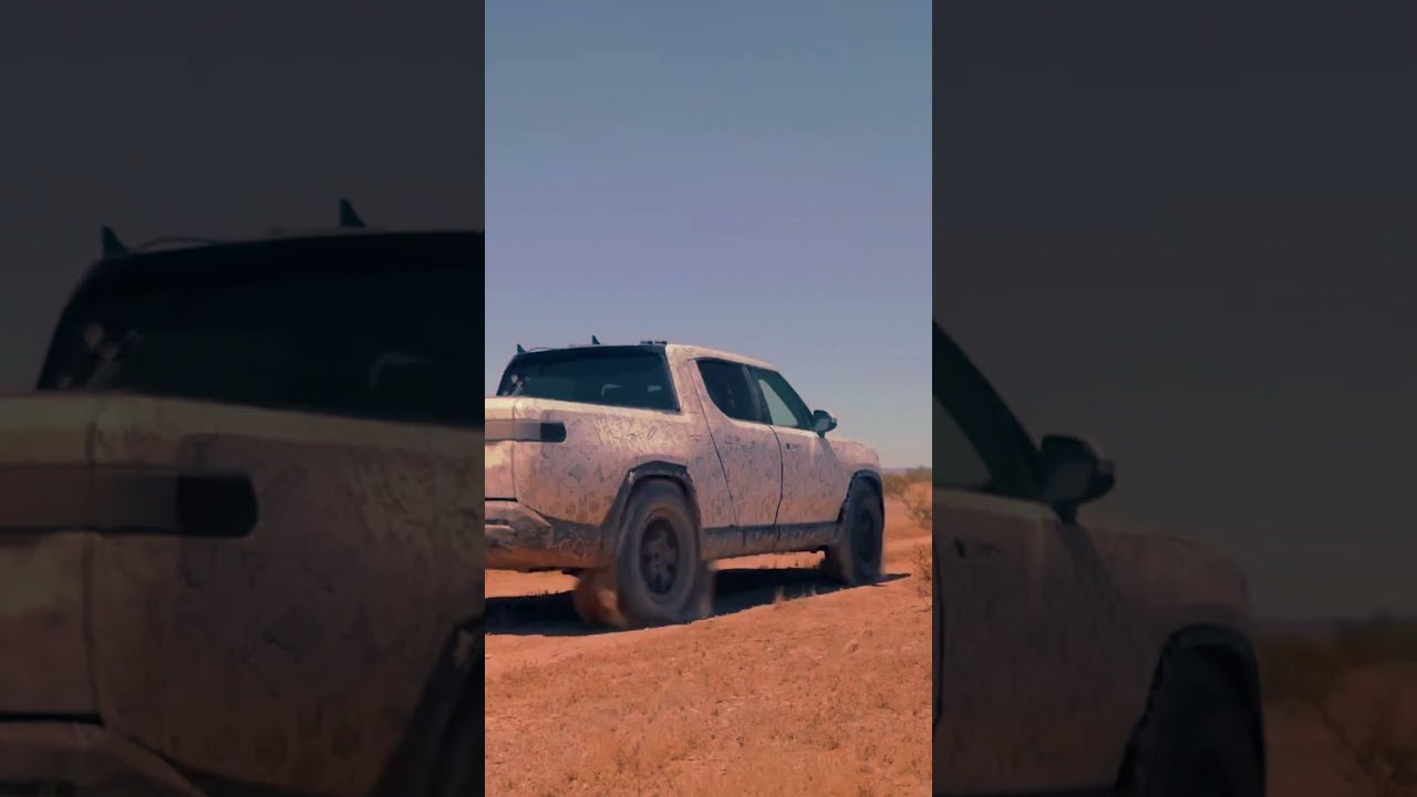 First Electric Pickup Truck to hit the road! Rivian R1T | #Shorts