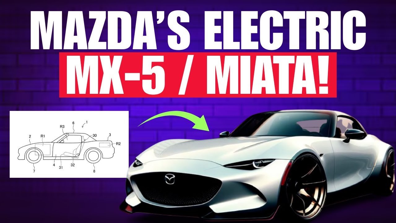 Mazda’s Electric MX-5 (Miata) Patent Reveals Game-Changing Sports Car!