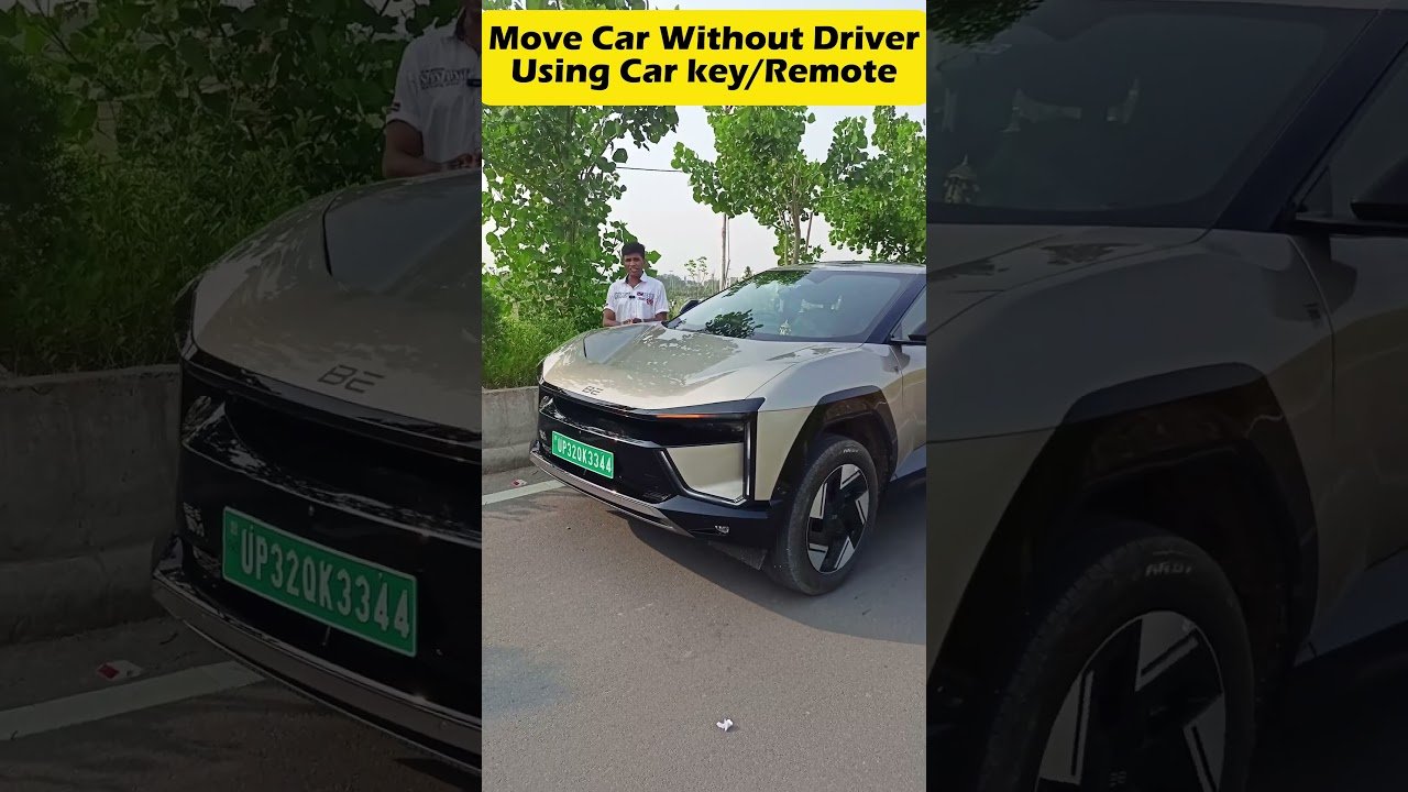 BE 6’s Remote Control: Forward & Reverse Without a Driver! #be6 #shorts #electricvehicletalks