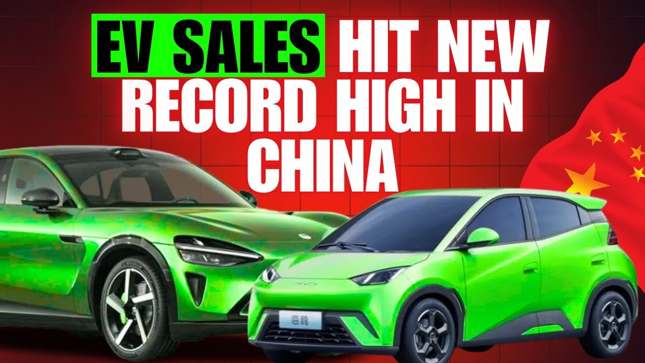Electric Car Sales in China Grow 33% in June 2025 as Buyers Dump ICE